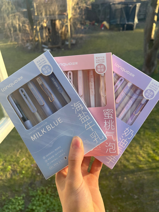 Mjuk pastellfärgad Gel Pens 0,5 mm