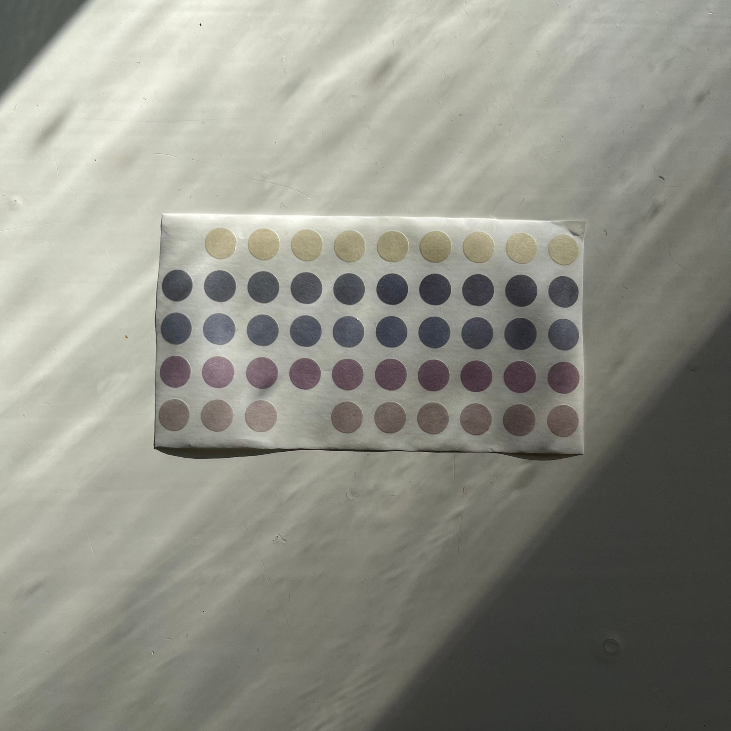 Pastellfärgade Cirkelformade Klistermärken