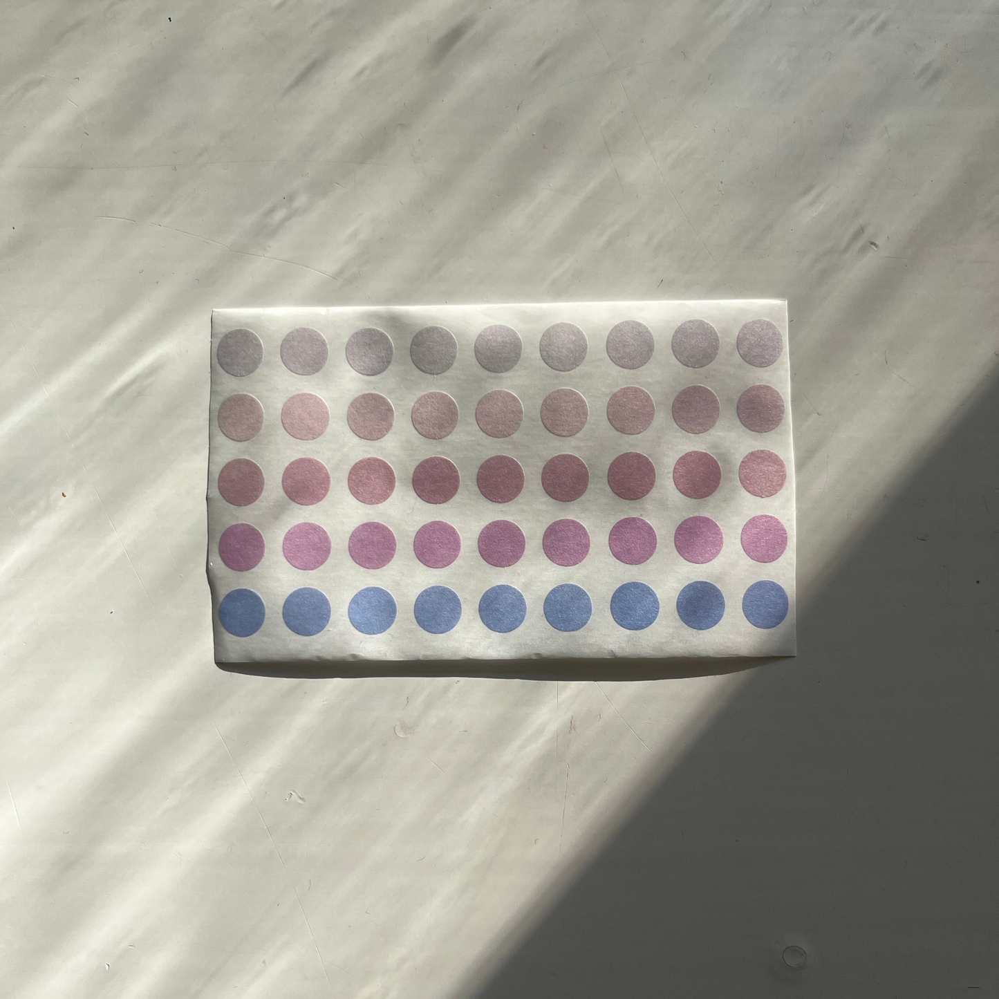 Pastellfärgade Cirkelformade Klistermärken