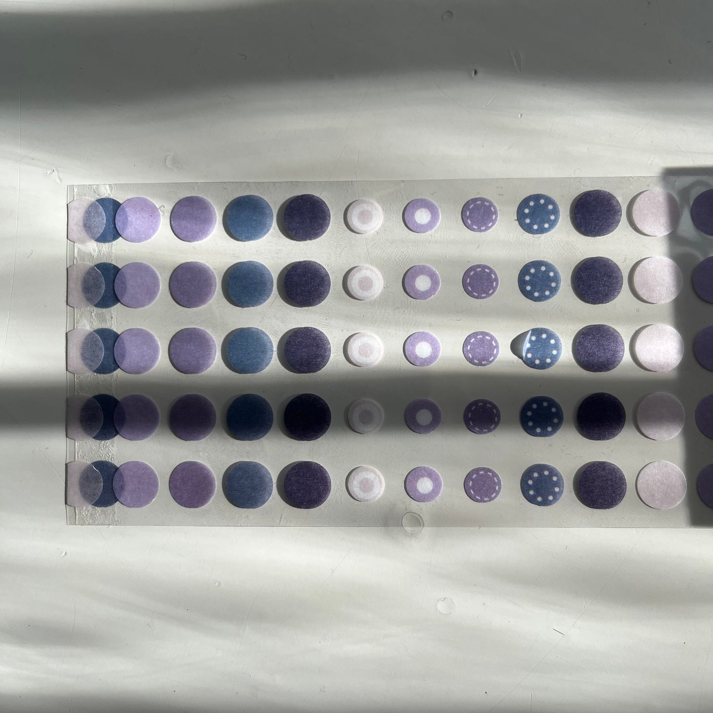 Flerfärgade Cirkelformade Klistermärken