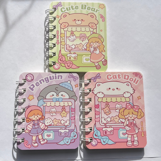 3-pack Kawaii Mini Anteckningsböcker